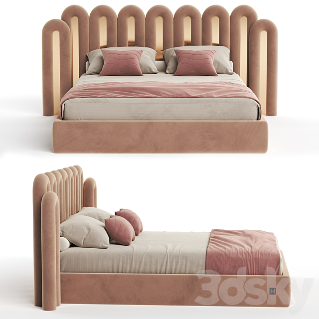 DEMIZ BED 3DSMax File - thumbnail 2