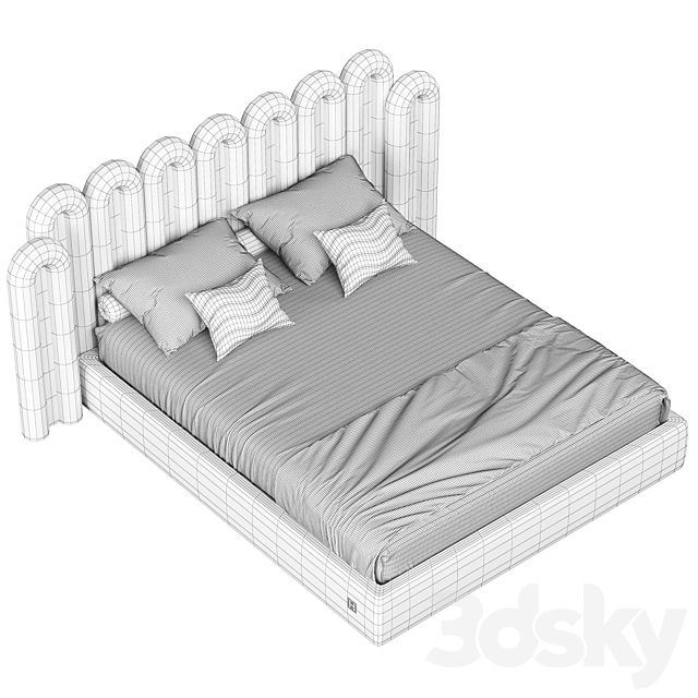 DEMIZ BED 3DSMax File - thumbnail 3