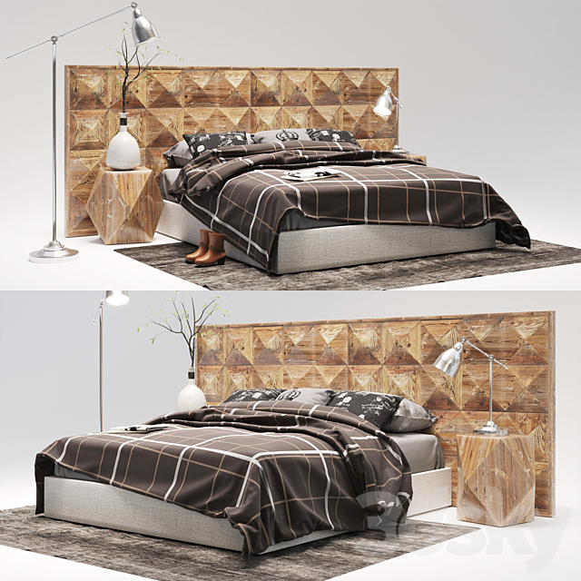 DIALMA BROWN _ Bed 3DSMax File - thumbnail 1