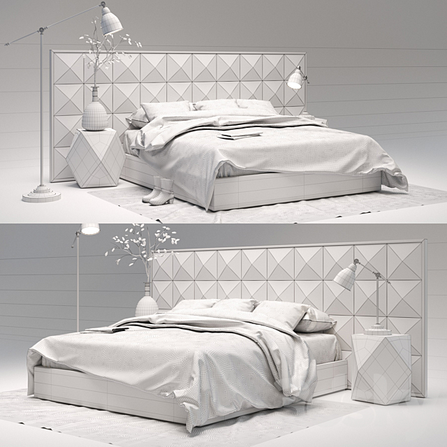 DIALMA BROWN _ Bed 3DSMax File - thumbnail 3