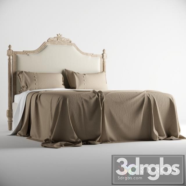 Dialma Brown DB001966 Bed 3dsmax Download - thumbnail 1