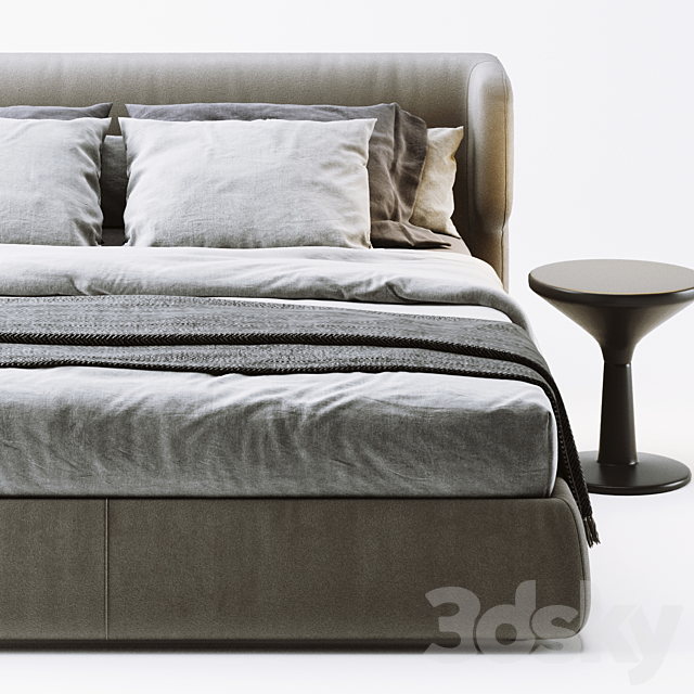 Ditre Italia Claire Bed 3DSMax File - thumbnail 3