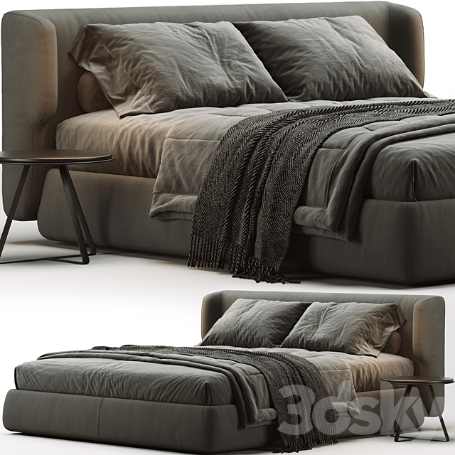 Ditre italia claire bed 3DSMax File - thumbnail 1