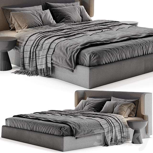 Ditre Italia Claire Bed 3DSMax File - thumbnail 1