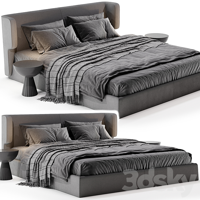 Ditre Italia Claire Bed 3DSMax File - thumbnail 2