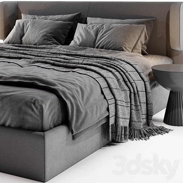 Ditre Italia Claire Bed 3DSMax File - thumbnail 3