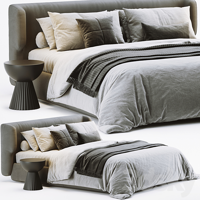 Ditre italia claire bed 3DSMax File - thumbnail 1