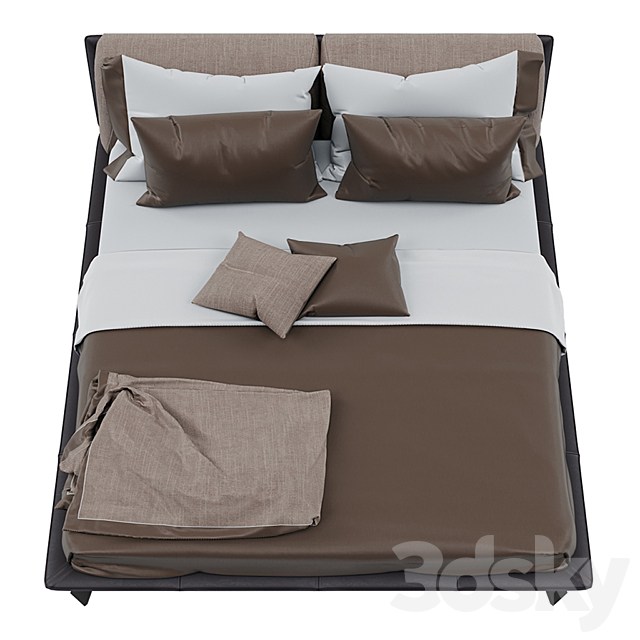 Ditre Italia KAHANA Bed 3DSMax File - thumbnail 2