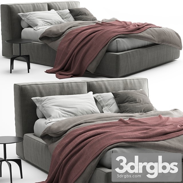 Ditre italia misty bed 2 3dsmax Download - thumbnail 1