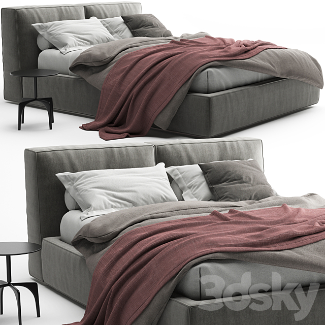 Ditre Italia Misty Bed 3DSMax File - thumbnail 1