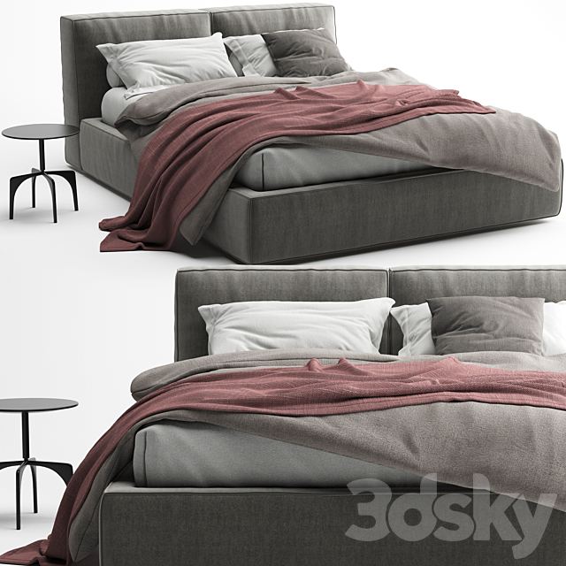 Ditre Italia Misty Bed 3DSMax File - thumbnail 2