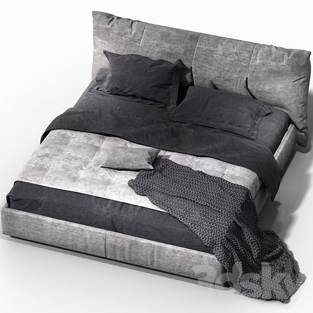 Ditre Italia Papilo Bed 3DSMax File - thumbnail 2