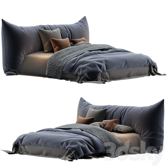 Ditre Italia Papilo Bed 3DSMax File - thumbnail 1