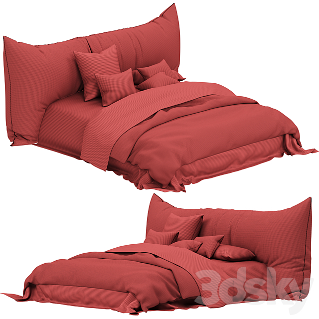 Ditre Italia Papilo Bed 3DSMax File - thumbnail 4