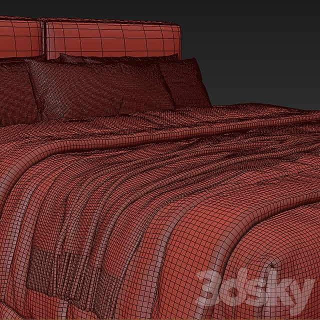 Ditre italia sound bed 3DS Max Model - thumbnail 4