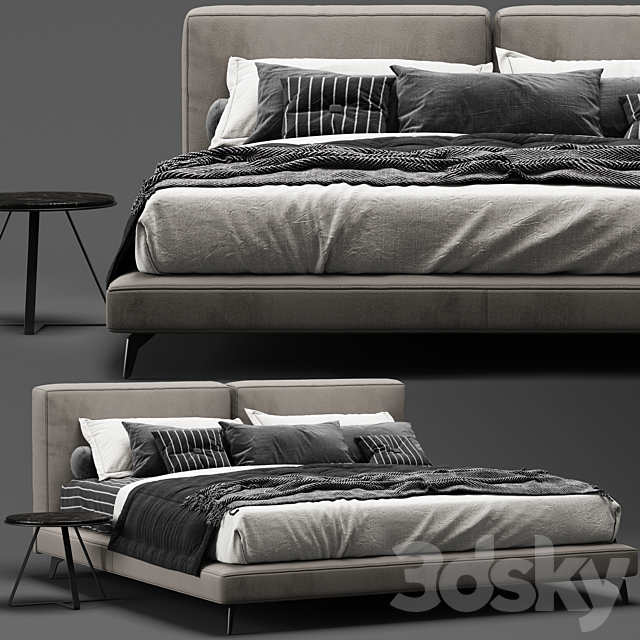 Ditre Italia Sound Bed 3DSMax File - thumbnail 2