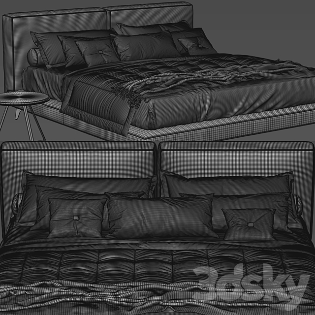 Ditre Italia Sound Bed 3DSMax File - thumbnail 3