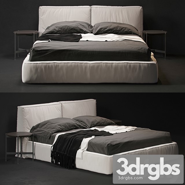 Ditre misty bed 2 3dsmax Download - thumbnail 1