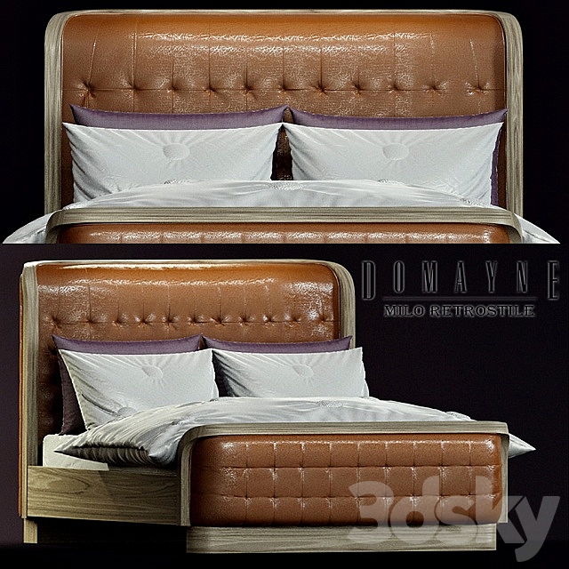 DOMAYNE Milo Bed Frame 3DSMax File - thumbnail 1