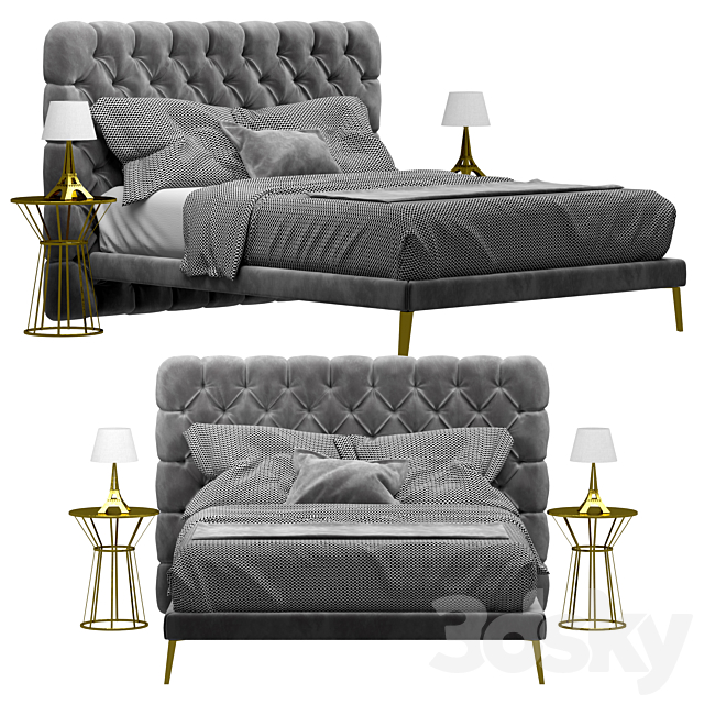 Dorelan letto windsor bed 3DSMax File - thumbnail 1