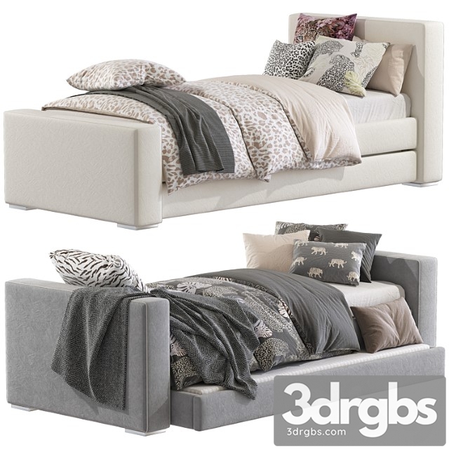 Dorma Twin Daybed 2 Bed 3dsmax Download - thumbnail 1