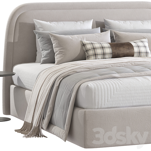 Double bed 77. 3DSMax File - thumbnail 6