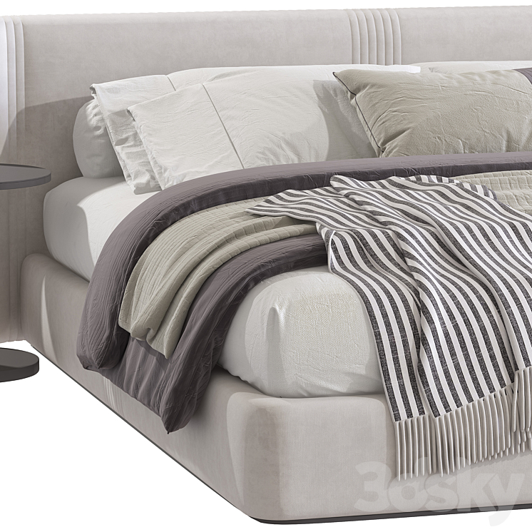 Double bed 96. 3DS Max - thumbnail 2