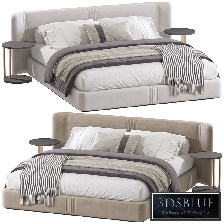 Double bed 96. 3DS Max - thumbnail 3