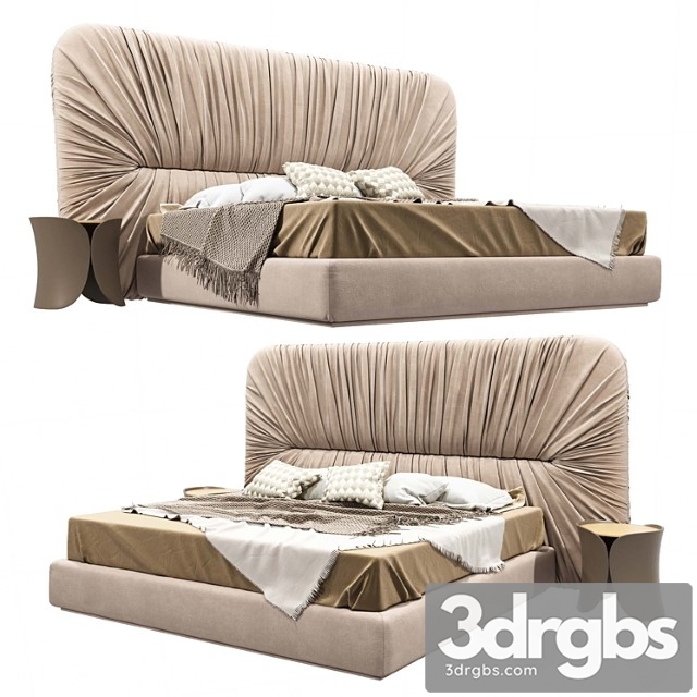 Drape bed laurameroni 2 3dsmax Download - thumbnail 1