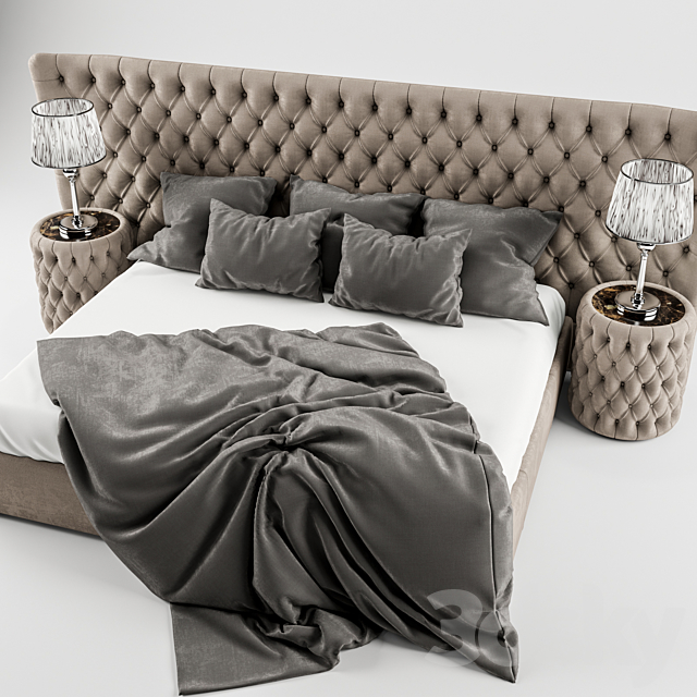 DV HOME Vogue letto 3DSMax File - thumbnail 2