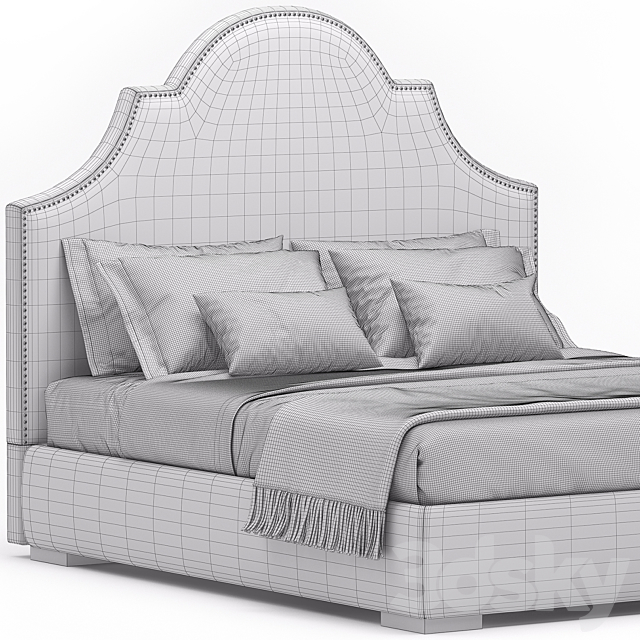 Eichholtz Headboard Nicolette 3DSMax File - thumbnail 5