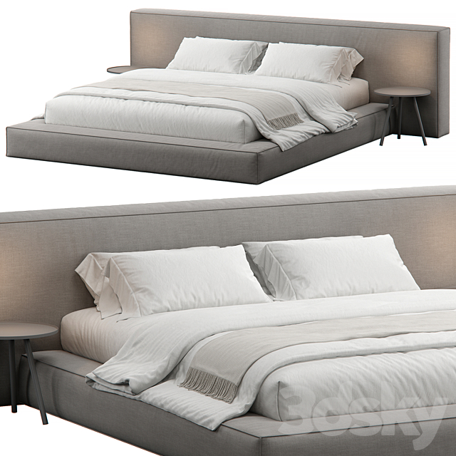 Eldridge Bed by Maden Home 3ds Max - thumbnail 1