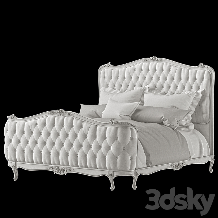 eloquence sophia bed 3DS Max - thumbnail 2