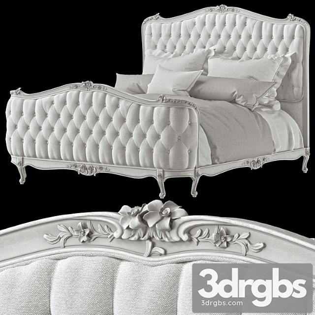 Eloquence Sophia Bed 3dsmax Download - thumbnail 1