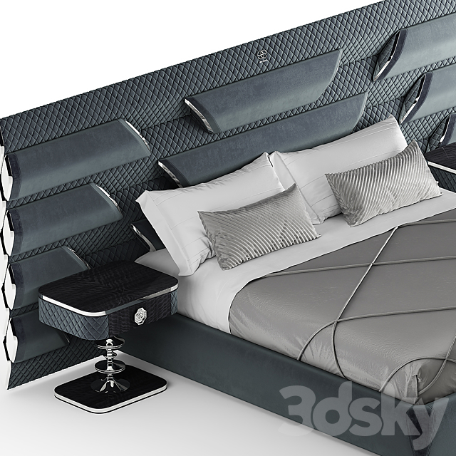 Elve luxury bed 3DSMax File - thumbnail 2