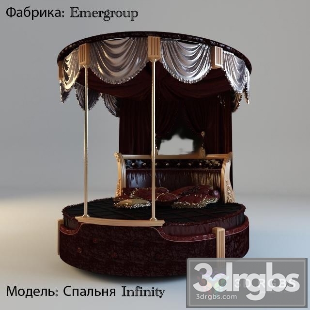 Emergroup Infinity Bed 3dsmax Download - thumbnail 1