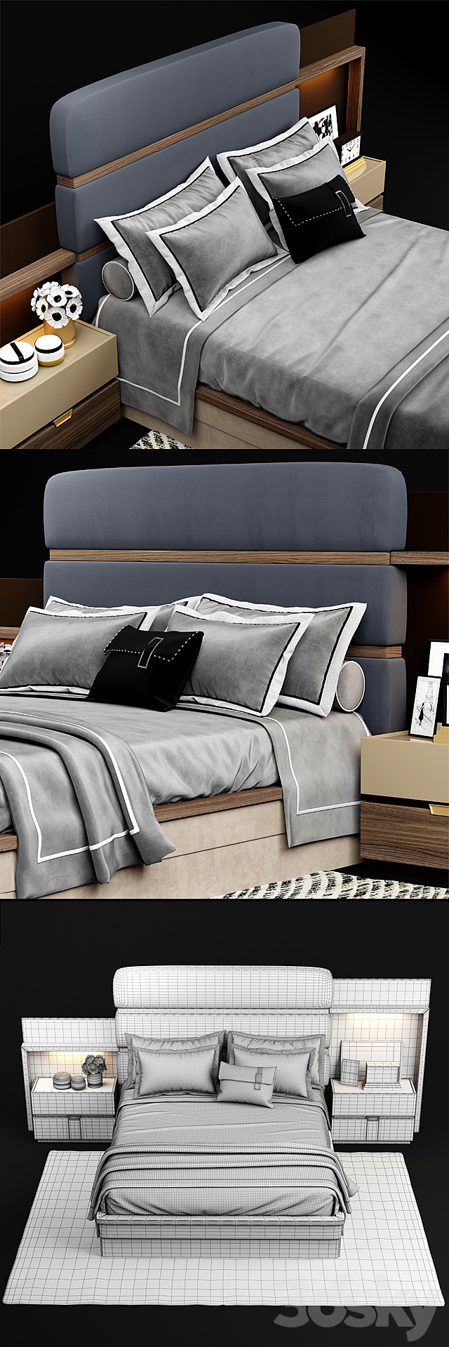 Encanto bed 3DSMax File - thumbnail 3