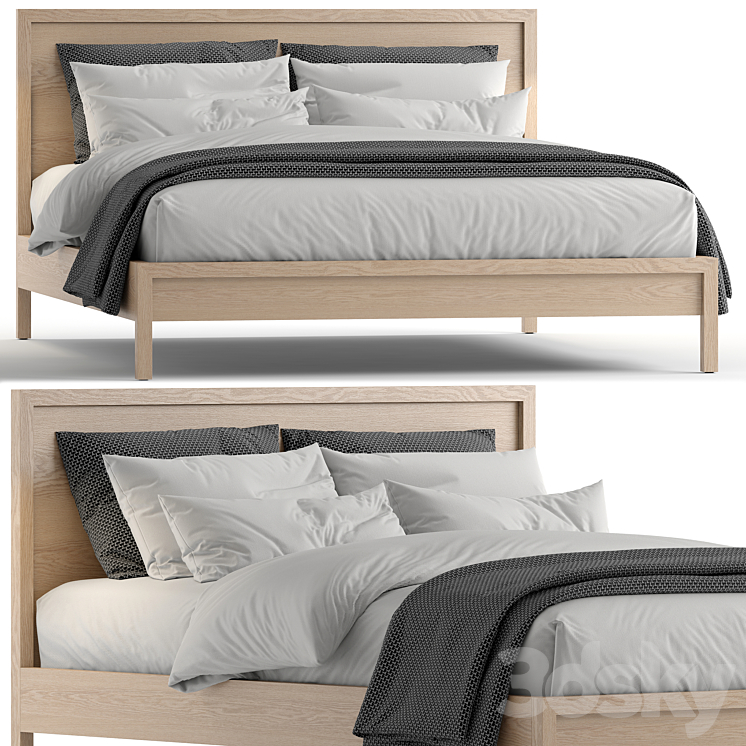 Eq3 Marcel Bed 3DS Max Model - thumbnail 1