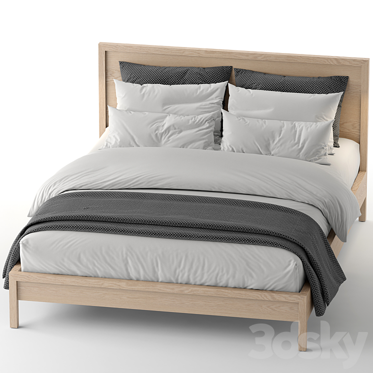 Eq3 Marcel Bed 3DS Max Model - thumbnail 2