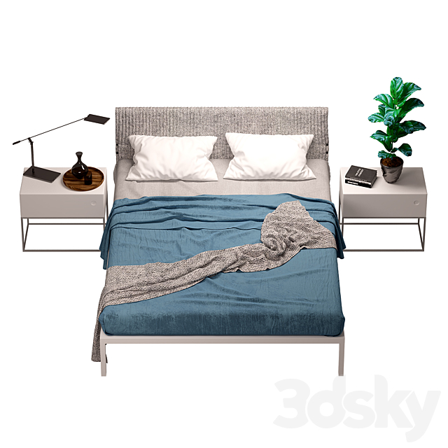 Erik bed Fabrika Alf 3DSMax File - thumbnail 3