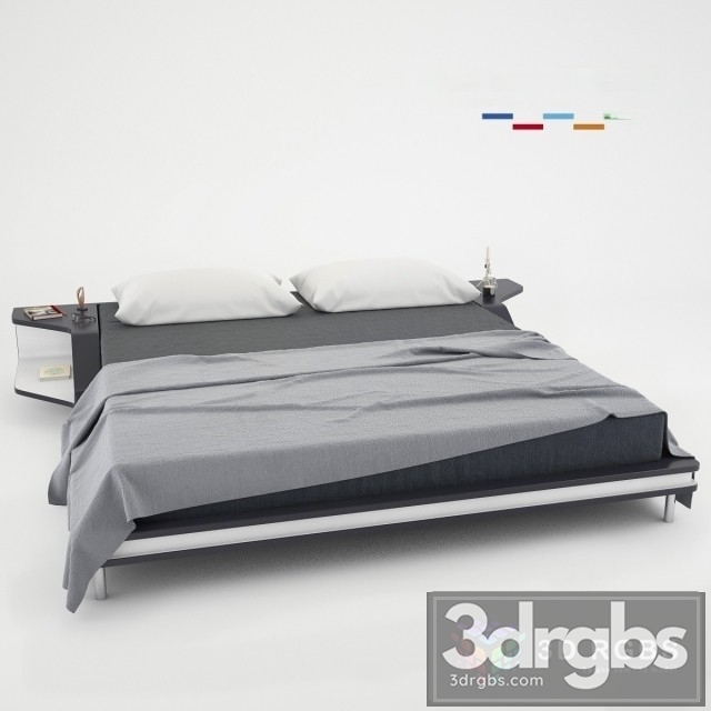 Estel Ayrton Bed 3dsmax Download - thumbnail 1