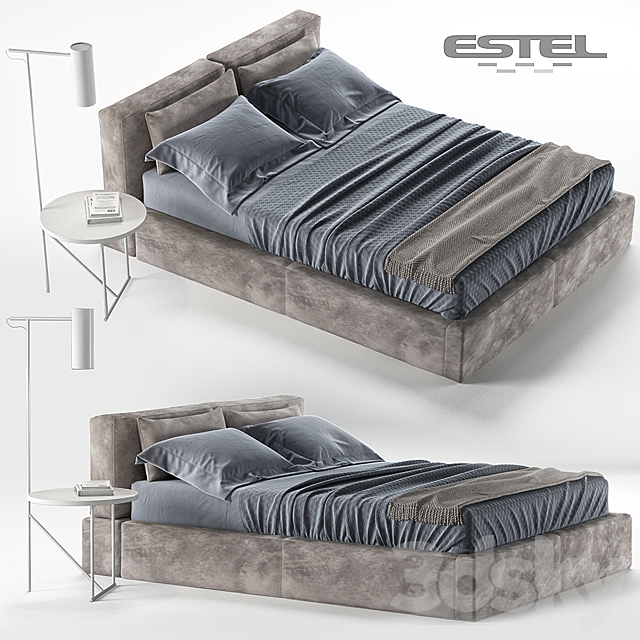 ESTEL CARESSE bed 3DSMax File - thumbnail 1