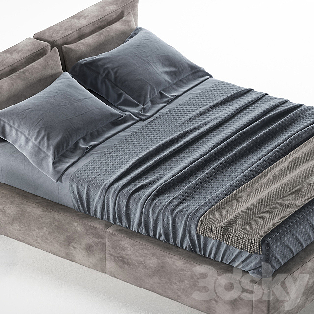 ESTEL CARESSE bed 3DSMax File - thumbnail 2