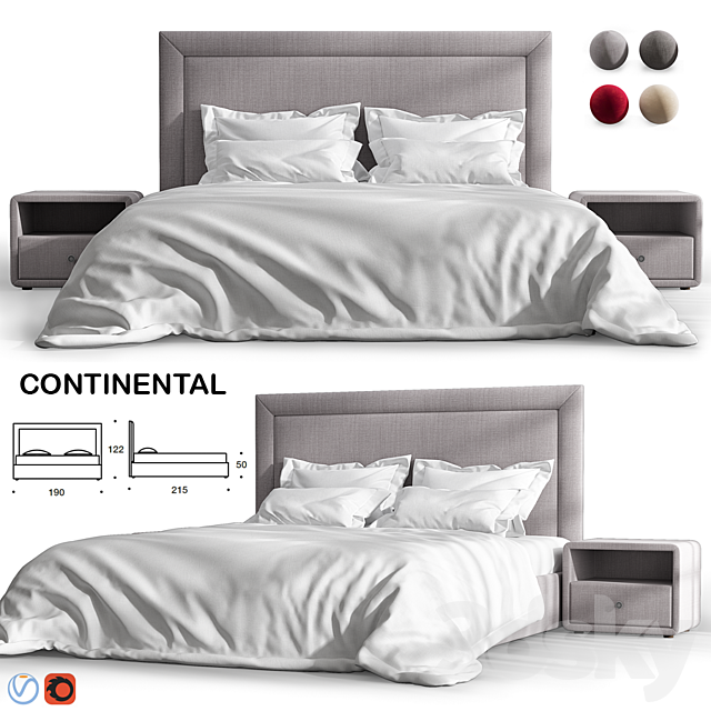 Estetica CONTINENTAL 3DSMax File - thumbnail 1