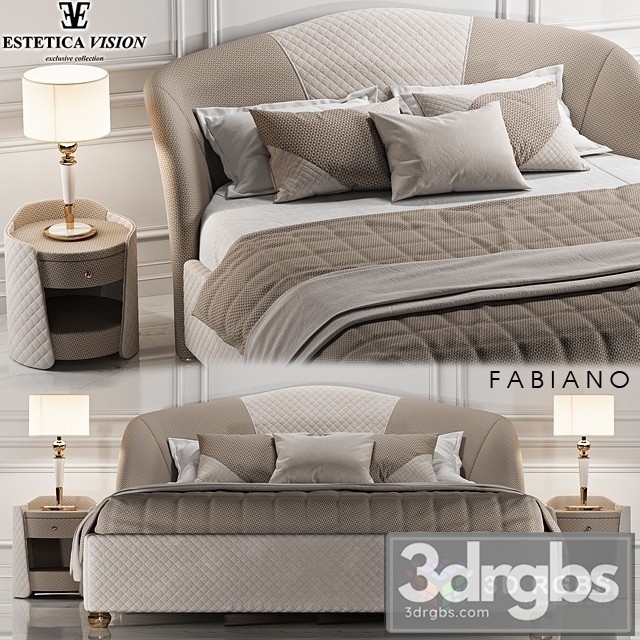 Estetica Fabiano Palladium Bed (2) 3dsmax Download - thumbnail 1