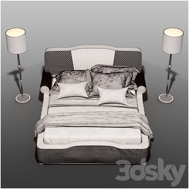 Estetica Palladium Bed 3DSMax File - thumbnail 3