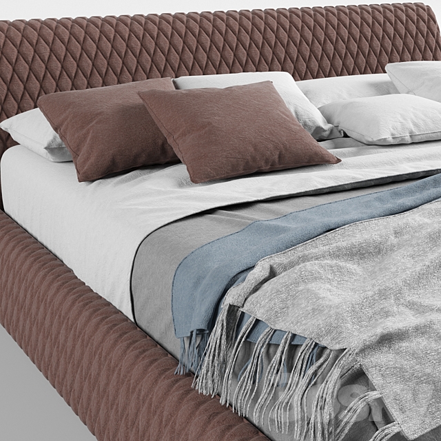 Estetica Vision Majorca Bed 3DS Max Model - thumbnail 4