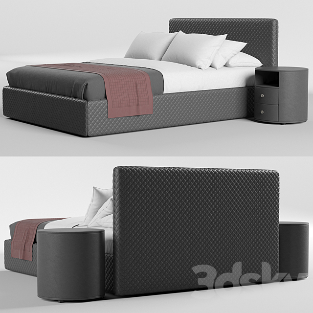 Estetica Vision Nice Two Bed 3DSMax File - thumbnail 2