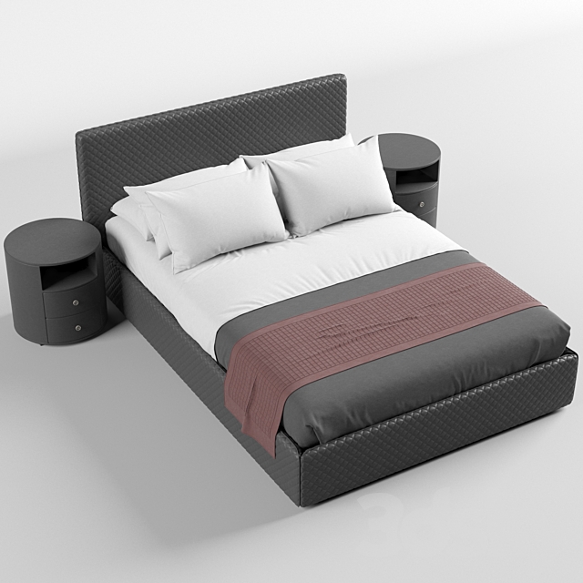 Estetica Vision Nice Two Bed 3DSMax File - thumbnail 3