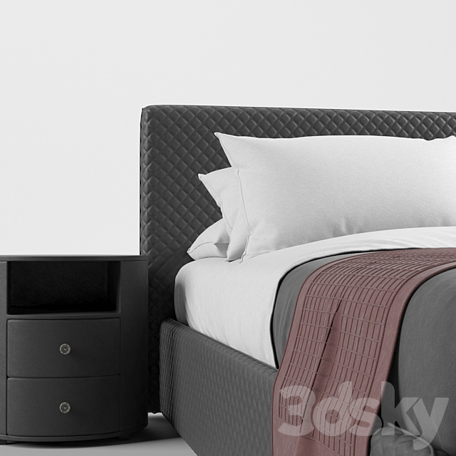 Estetica Vision Nice Two Bed 3DSMax File - thumbnail 4